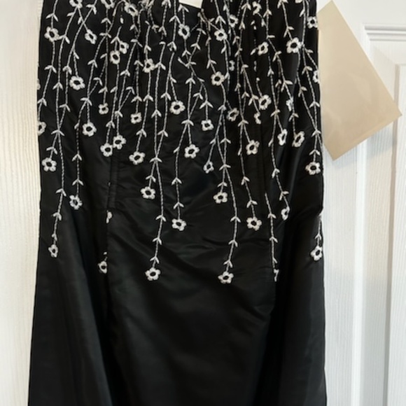 Jessica McLintock - Long Black Strapless Gown, Size 3 - NWT - Picture 4 of 6